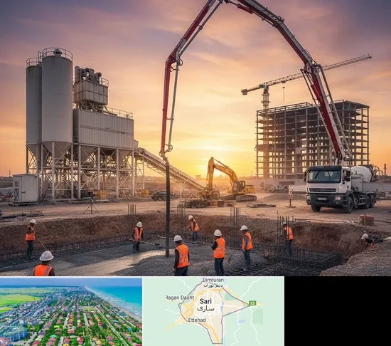 بتن آماده در ساری