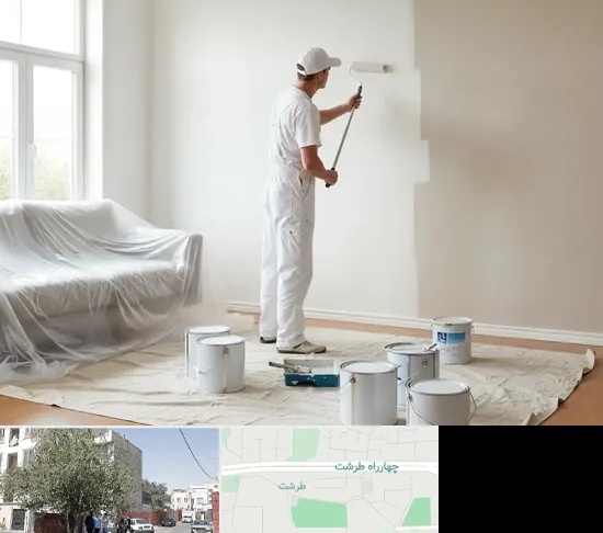 نقاشی ساختمان در طرشت