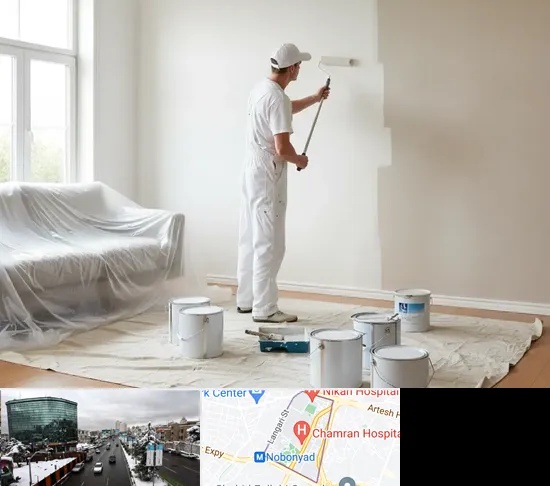 نقاشی ساختمان در اقدسیه