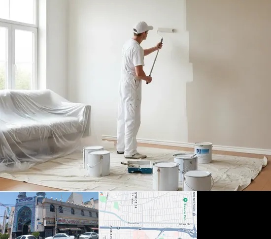 نقاشی ساختمان در بلوار ابوذر