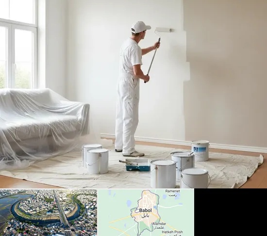 نقاشی ساختمان در بابل