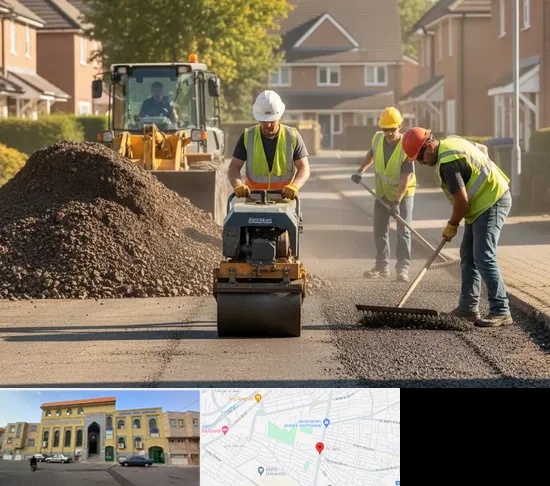 تراشه آسفالت در زنبیل آباد قم