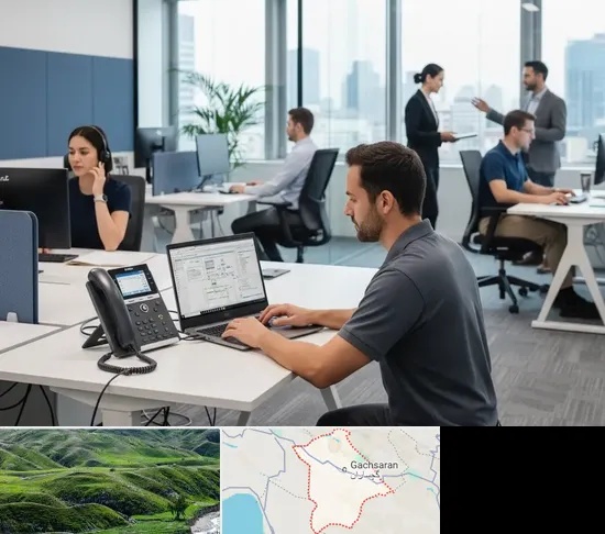 راه اندازی مرکز تلفن Voip در گچساران