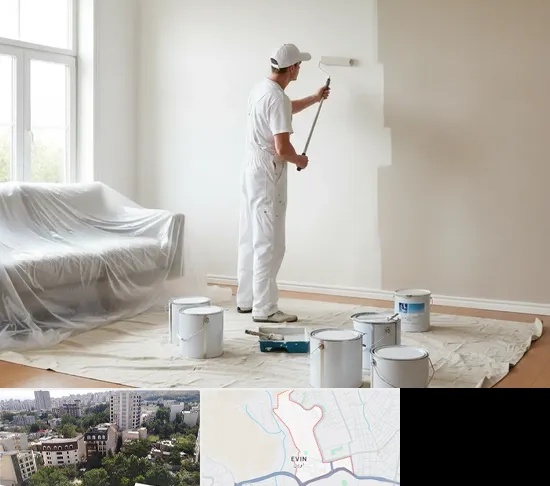 نقاشی ساختمان در اوین
