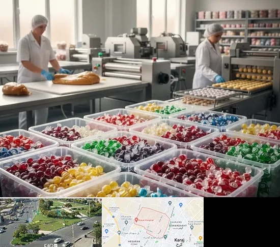 آبنبات پزی در شاهین ویلا کرج