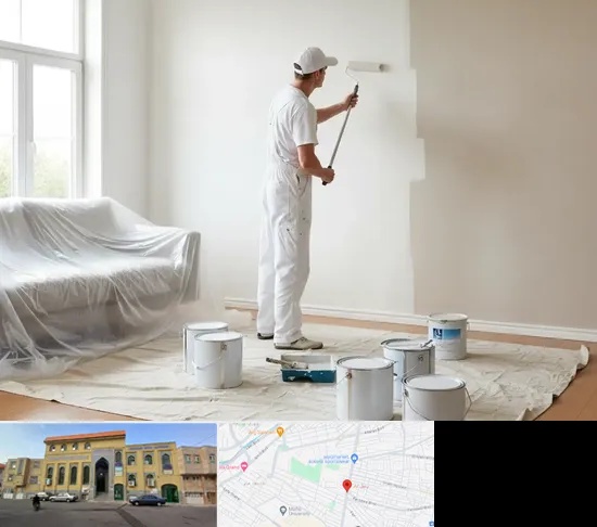 نقاشی ساختمان در زنبیل آباد قم