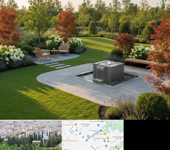 محوطه سازی در محلاتی شیراز