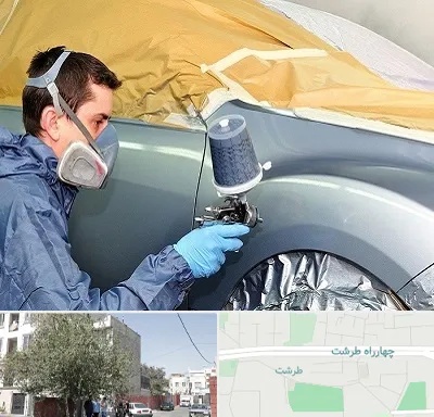نقاشی خودرو در طرشت