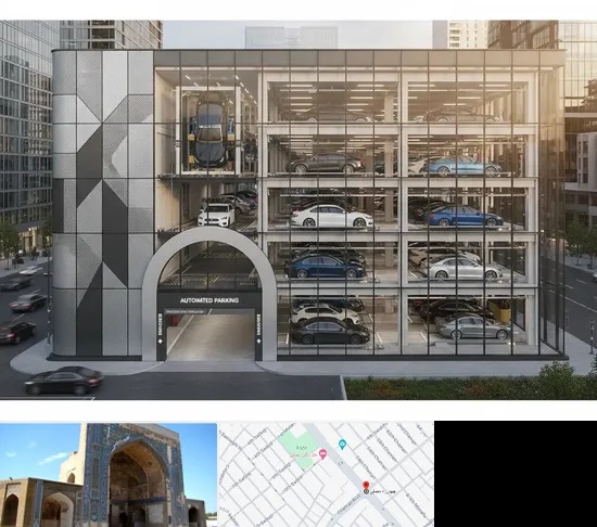 اجرا پارکینگ طبقاتی مکانیزه در مصلی مشهد