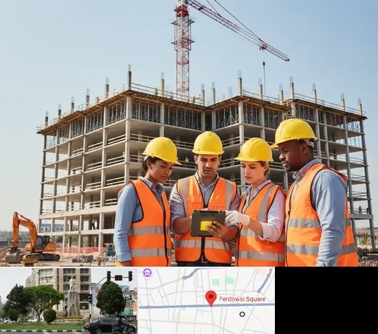 پیمانکار ساختمان در میدان فردوسی تهران