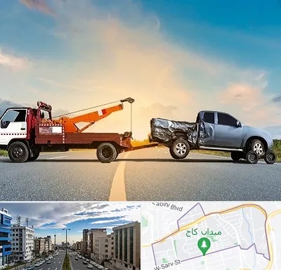 یدک کش شبانه روزی در سعادت آباد
