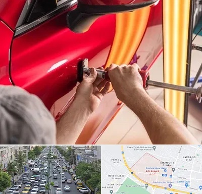 صافکاری با دستگاه مکش در گلشهر کرج 
