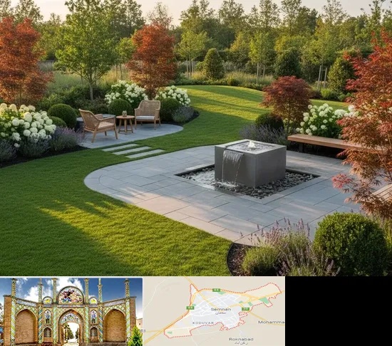 محوطه سازی در سمنان