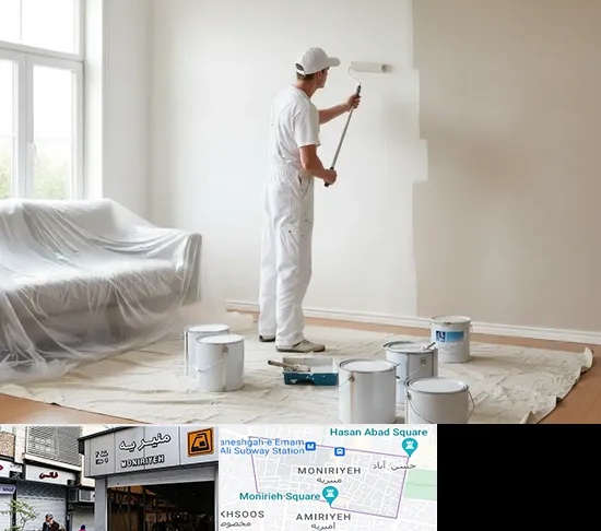 نقاشی ساختمان در منیریه