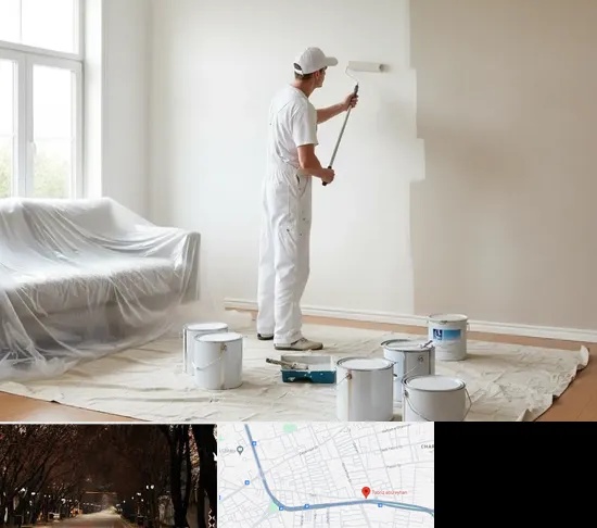 نقاشی ساختمان در ابوریحان تبریز