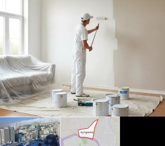 نقاشی ساختمان در محمودیه