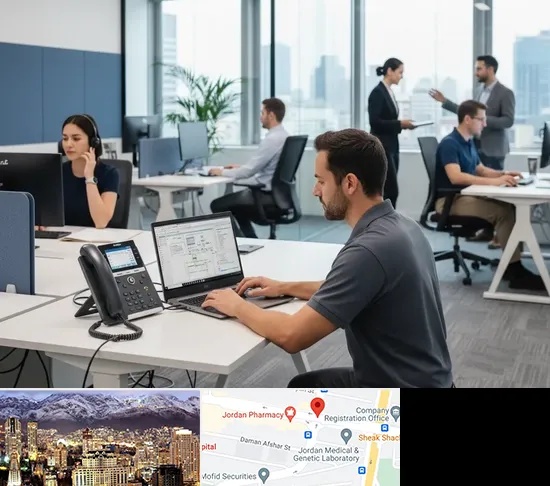 راه اندازی مرکز تلفن Voip در جردن