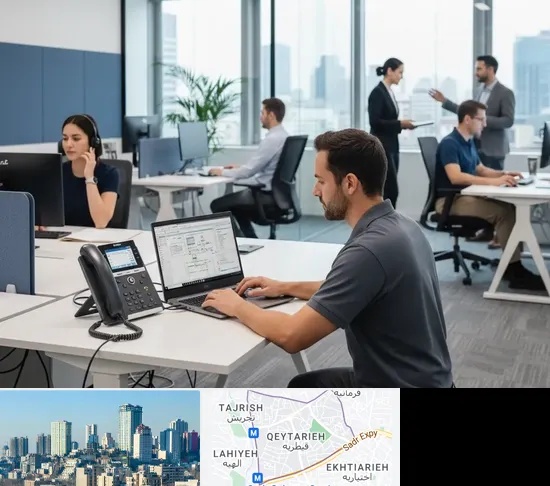 راه اندازی مرکز تلفن Voip در قیطریه