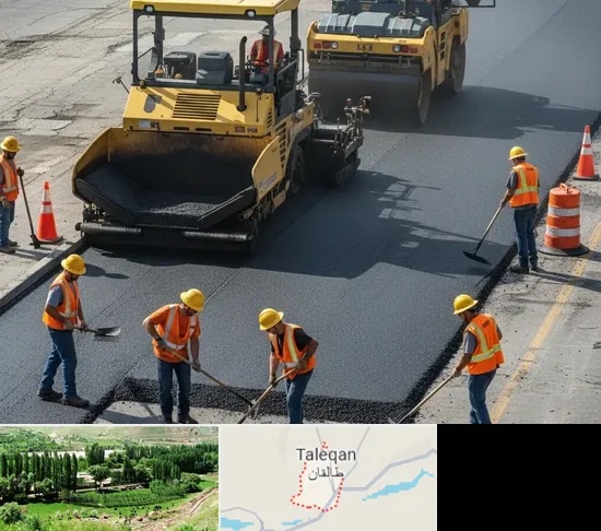 آسفالت کاری در طالقان