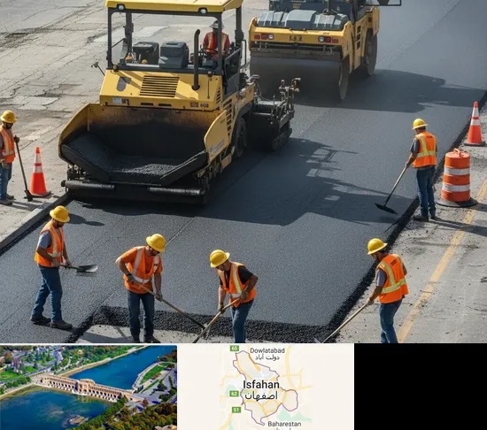 آسفالت کاری در اصفهان