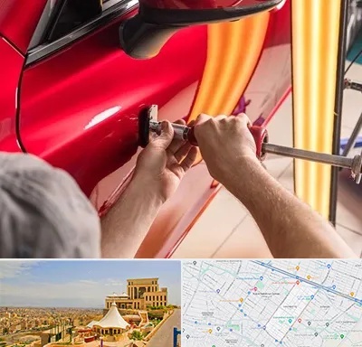 صافکاری با دستگاه مکش در هاشمیه مشهد 
