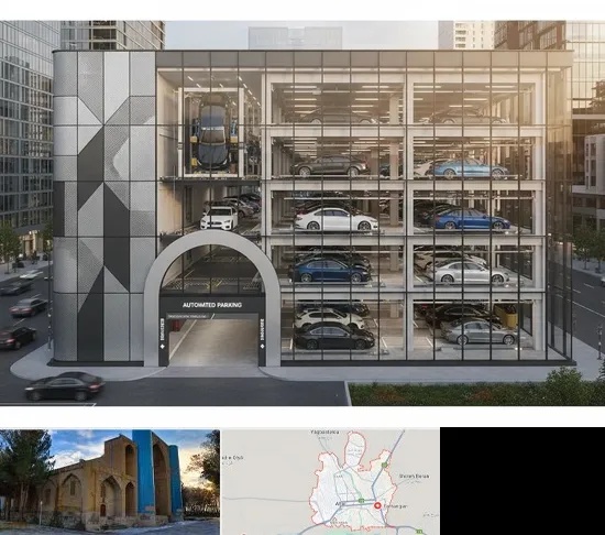 اجرا پارکینگ طبقاتی مکانیزه در اهر