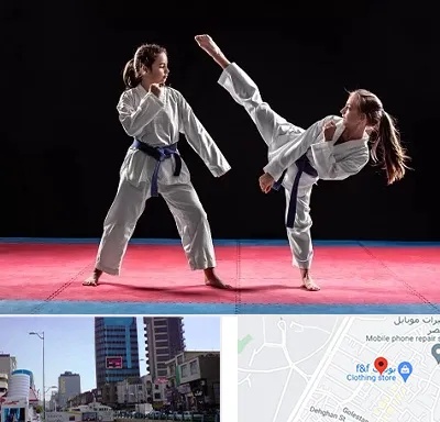 باشگاه تکواندو در چهارراه طالقانی کرج
