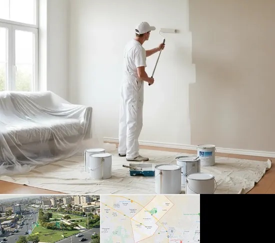 نقاشی ساختمان در کمال شهر کرج