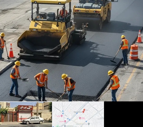 آسفالت کاری در باجک قم