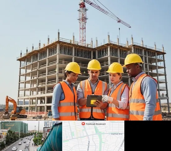 پیمانکار ساختمان در بلوار فرحزادی