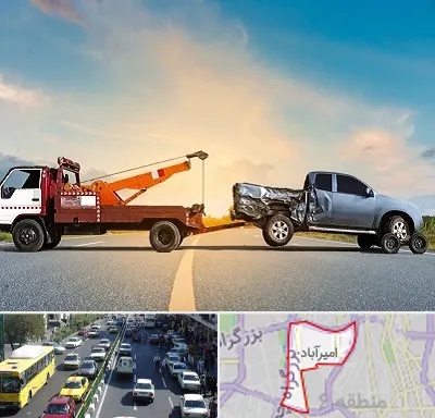 یدک کش شبانه روزی در امیرآباد