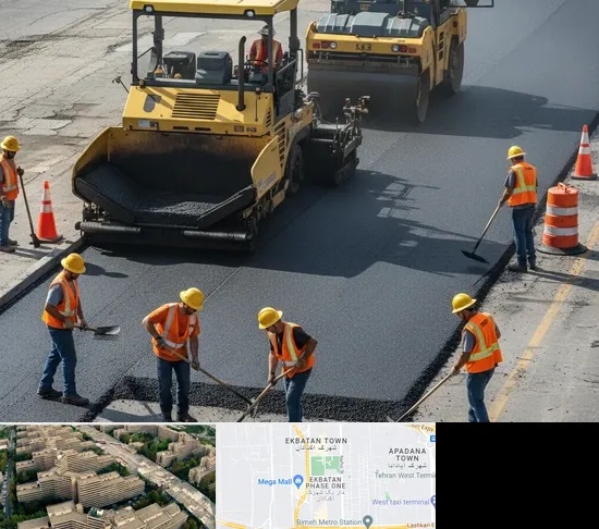 آسفالت کاری در اکباتان