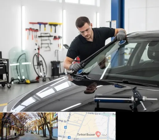 تعویض شیشه خودرو در تربیت تبریز