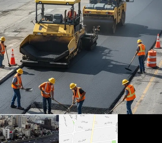 آسفالت کاری در زرتشت