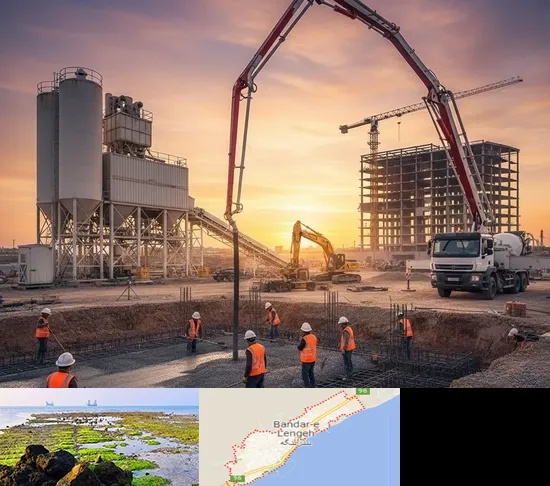 بتن آماده در بندرلنگه