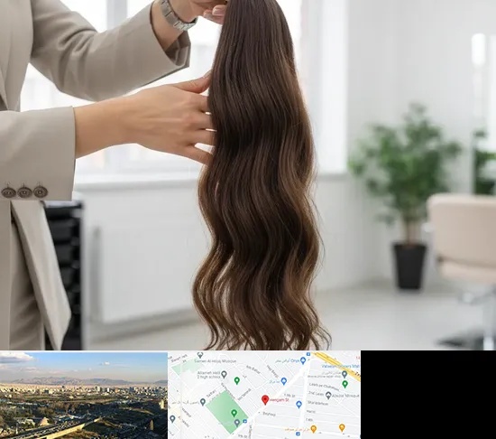 خریدار مو طبیعی در هنگام