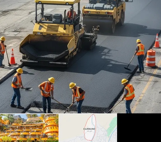 آسفالت کاری در دربند