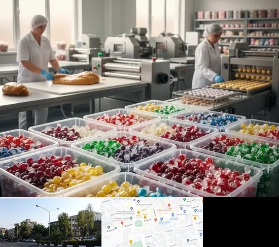 آبنبات پزی در میدان کاج