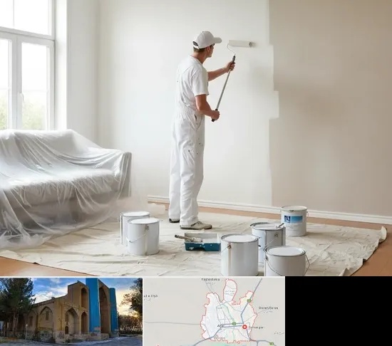 نقاشی ساختمان در اهر