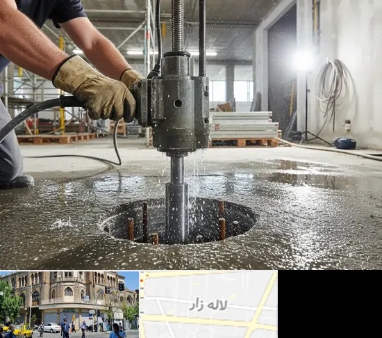 کرگیری بتن در لاله زار