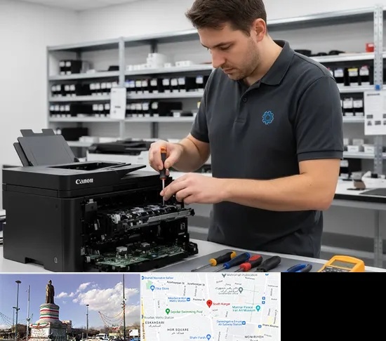 تعمیر پرینتر کانن CANON در کارگر جنوبی