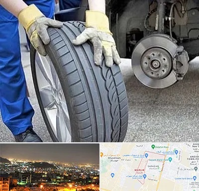 پنچرگیری در مارلیک کرج