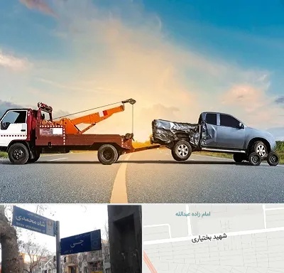 یدک کش شبانه روزی در سی متری جی