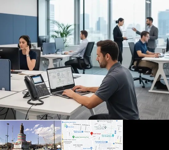 راه اندازی مرکز تلفن Voip در کارگر جنوبی