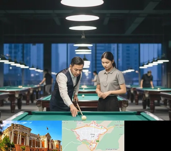 مربی بیلیارد در خوی