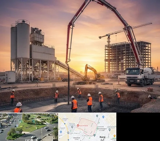 بتن آماده در شاهین ویلا کرج