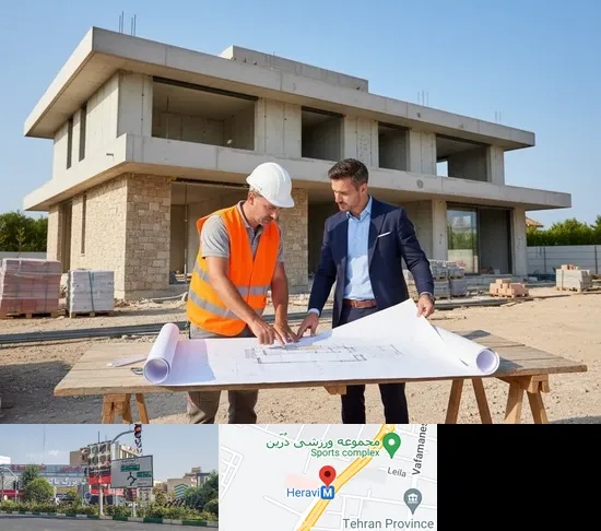 طراحی و ساخت ویلا در هروی