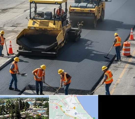 آسفالت کاری در رودسر