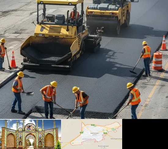 آسفالت کاری در سمنان