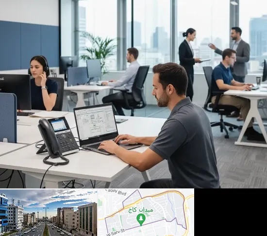 راه اندازی مرکز تلفن Voip در سعادت آباد